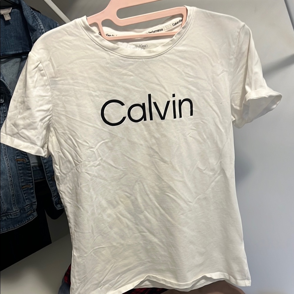 Calvin Klein White Women's T-Shirt